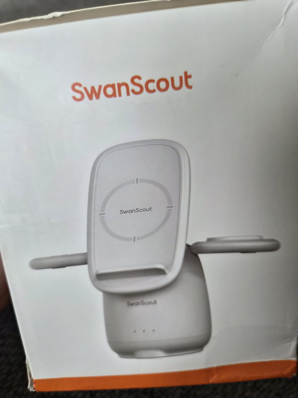 Scout SwanScout 707S Multifunctional Wireless Charging Dock - White NEW